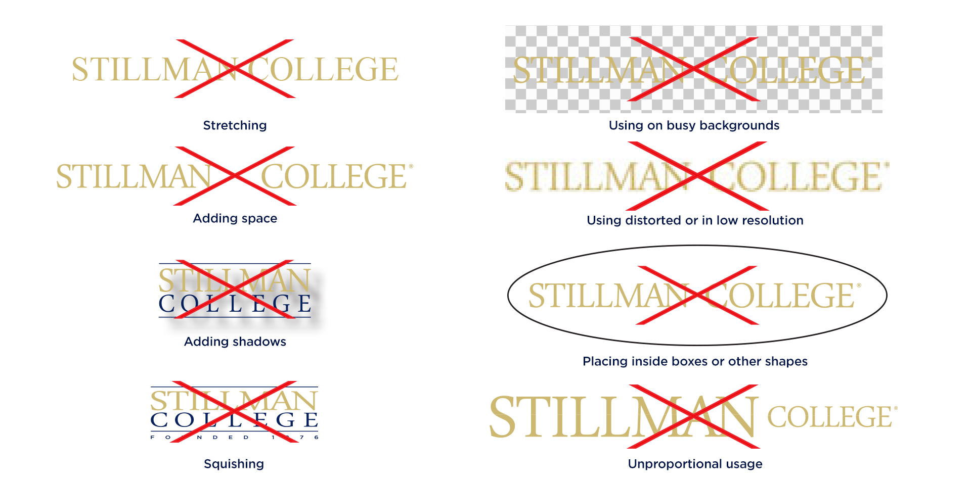 Stillman College - Improper Logo Usage
