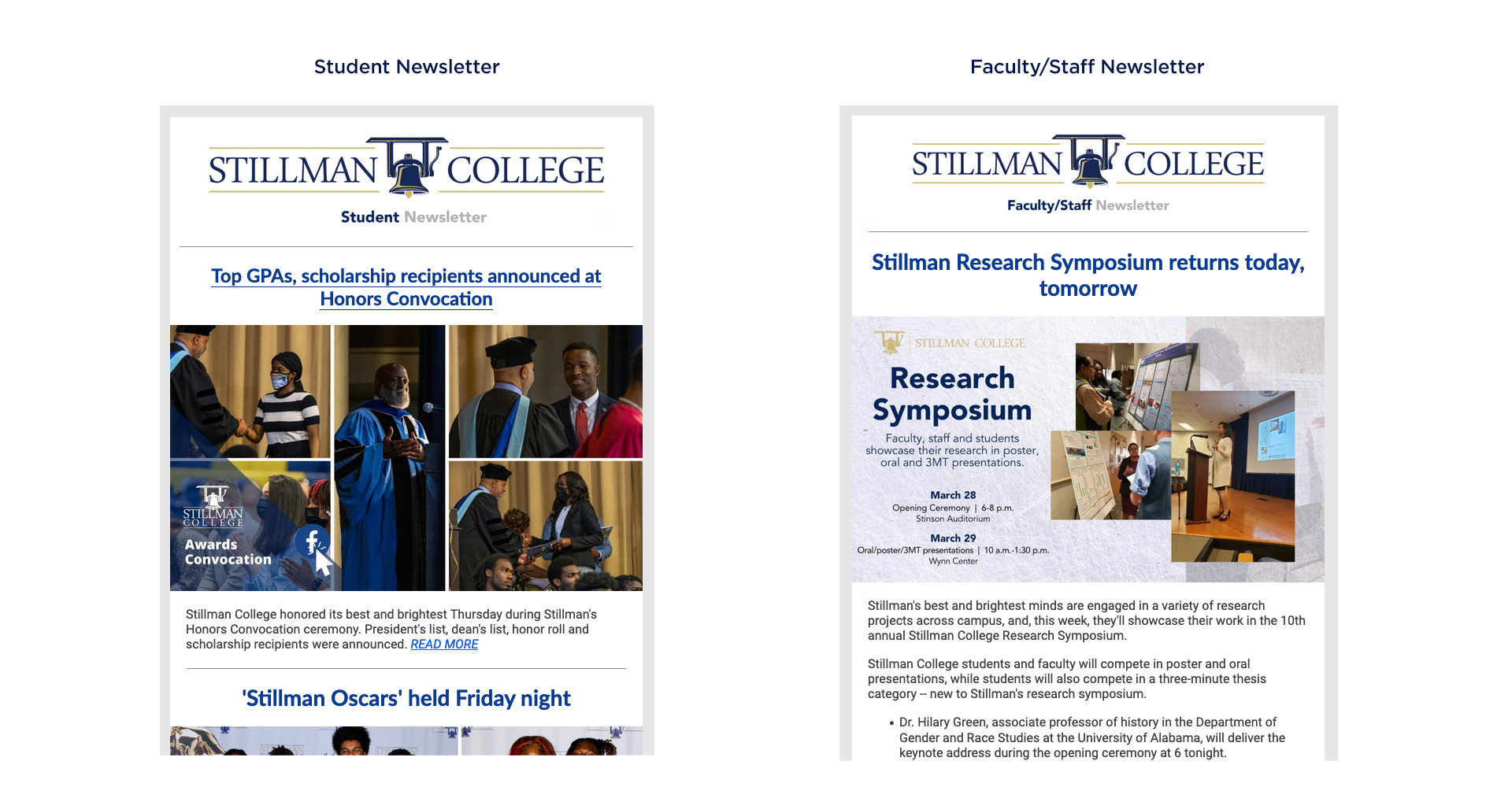 Stillman College Newsletters