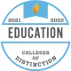 Education colleges of distinction logo