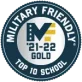 military friendly round logo